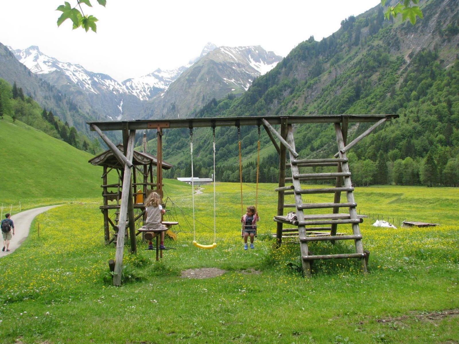 Ferienparadies Spielmannsau Oberstdorf Esterno foto